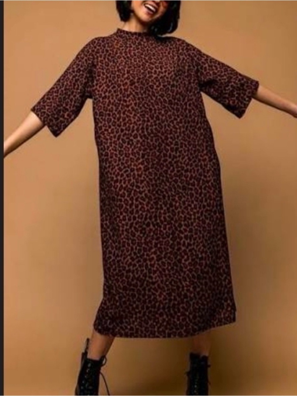Dressed in LaLa Ozzie Leopard Print Dress